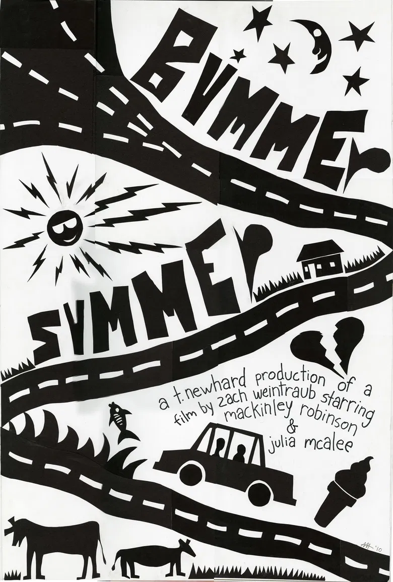 Bummer Summer poster background