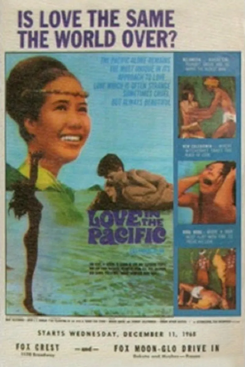 Love in the Pacific poster background