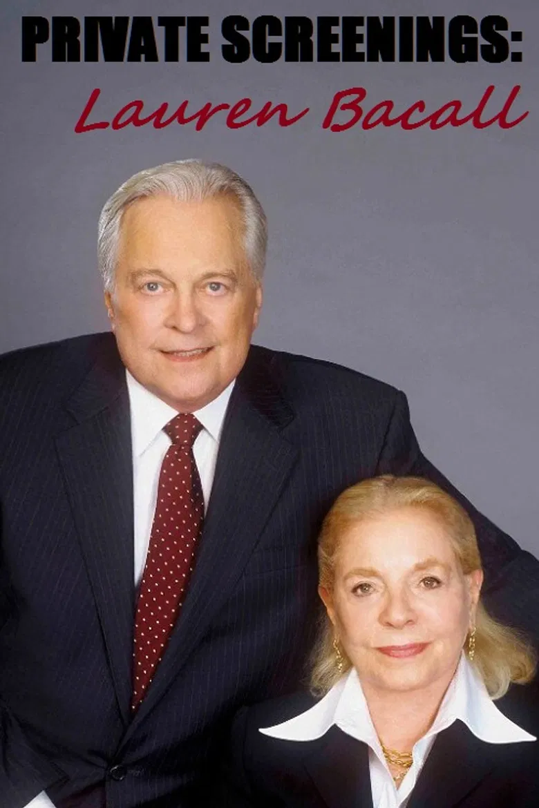 Private Screenings: Lauren Bacall poster background