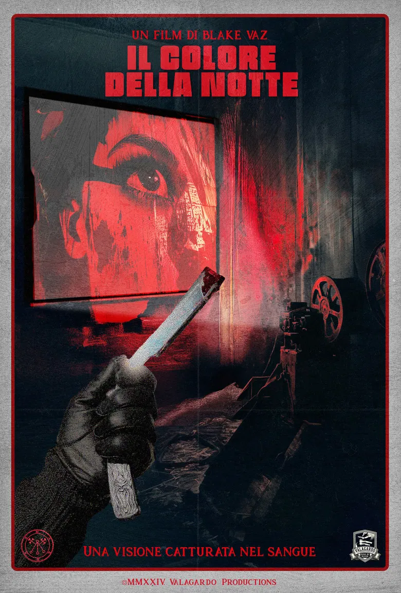 The color of Night poster background