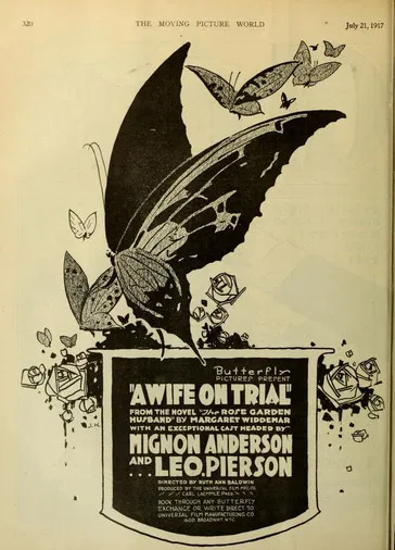 A Wife on Trial poster background