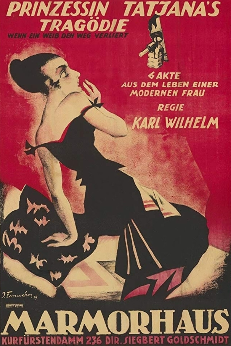 Prinzessin Tatjana's Tragödie poster background