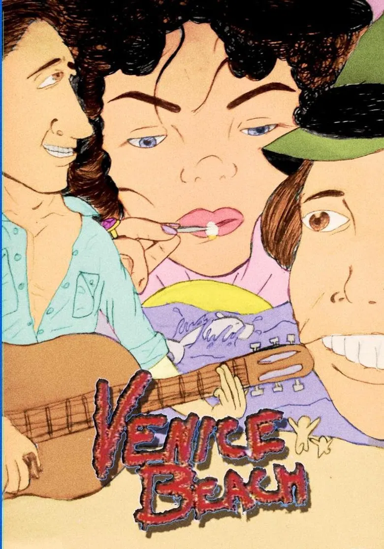 Venice Beach poster background