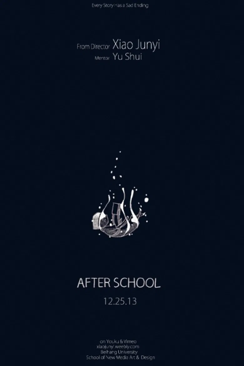 After School poster background