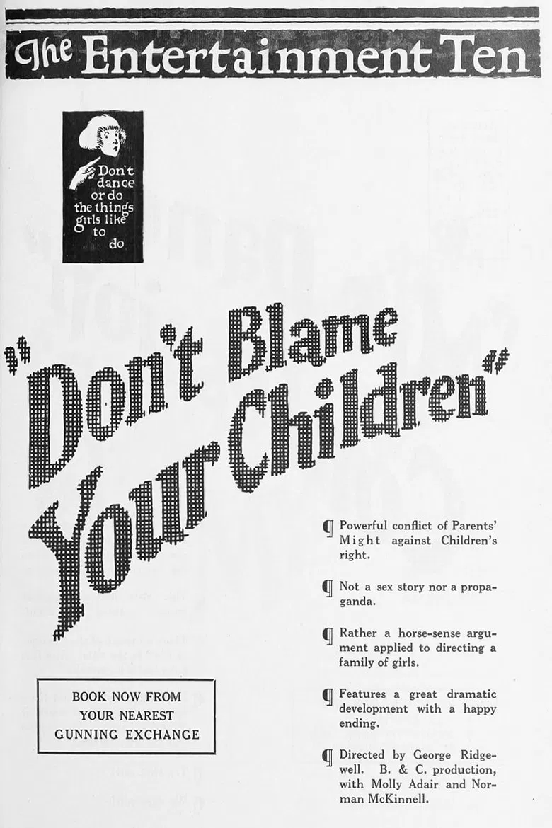 Don't Blame Your Children poster background