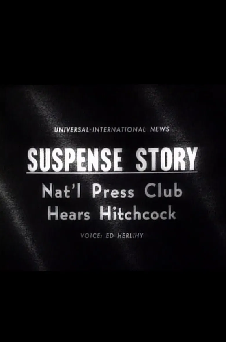 Suspense Story: Nat'l Press Club Hears Hitchcock poster background
