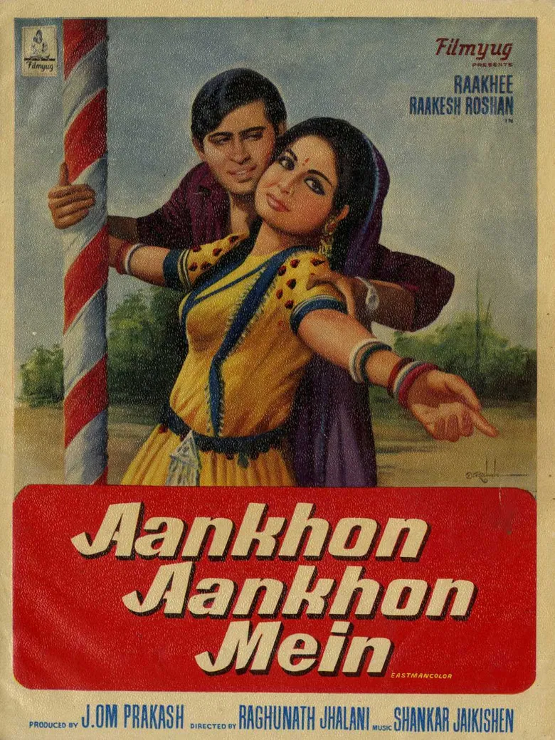 Aankhon Aankhon Mein poster background