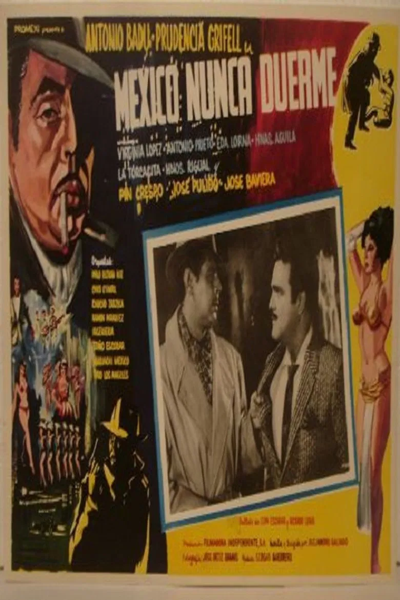 México nunca duerme poster background