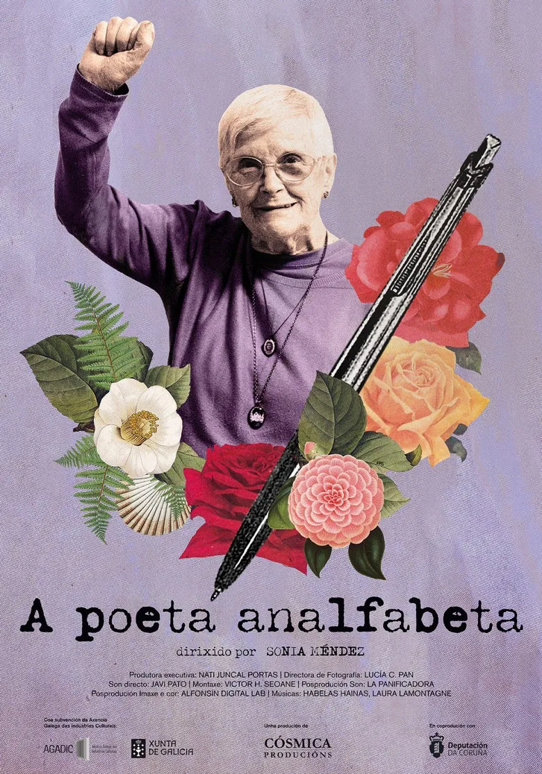 A poeta analfabeta poster background