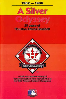 A Silver Odyssey: 25 Years of Houston Astros Baseball poster background