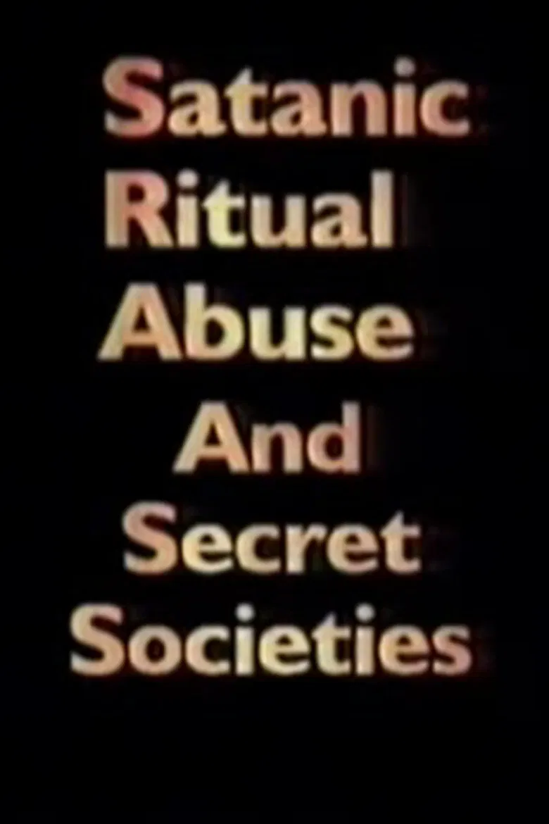 Satanic Ritual Abuse and Secret Societies poster background