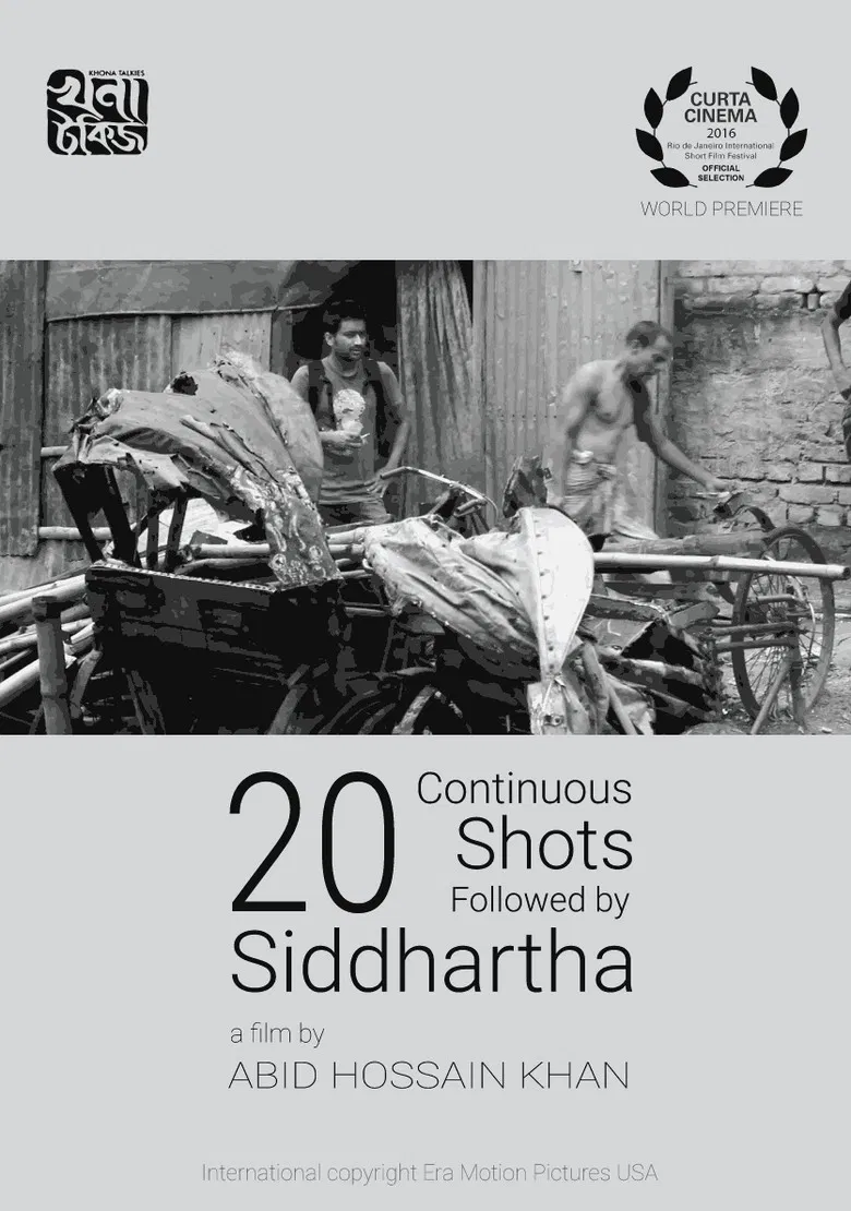 20 Continuous Shots Followed by Siddhartha poster background