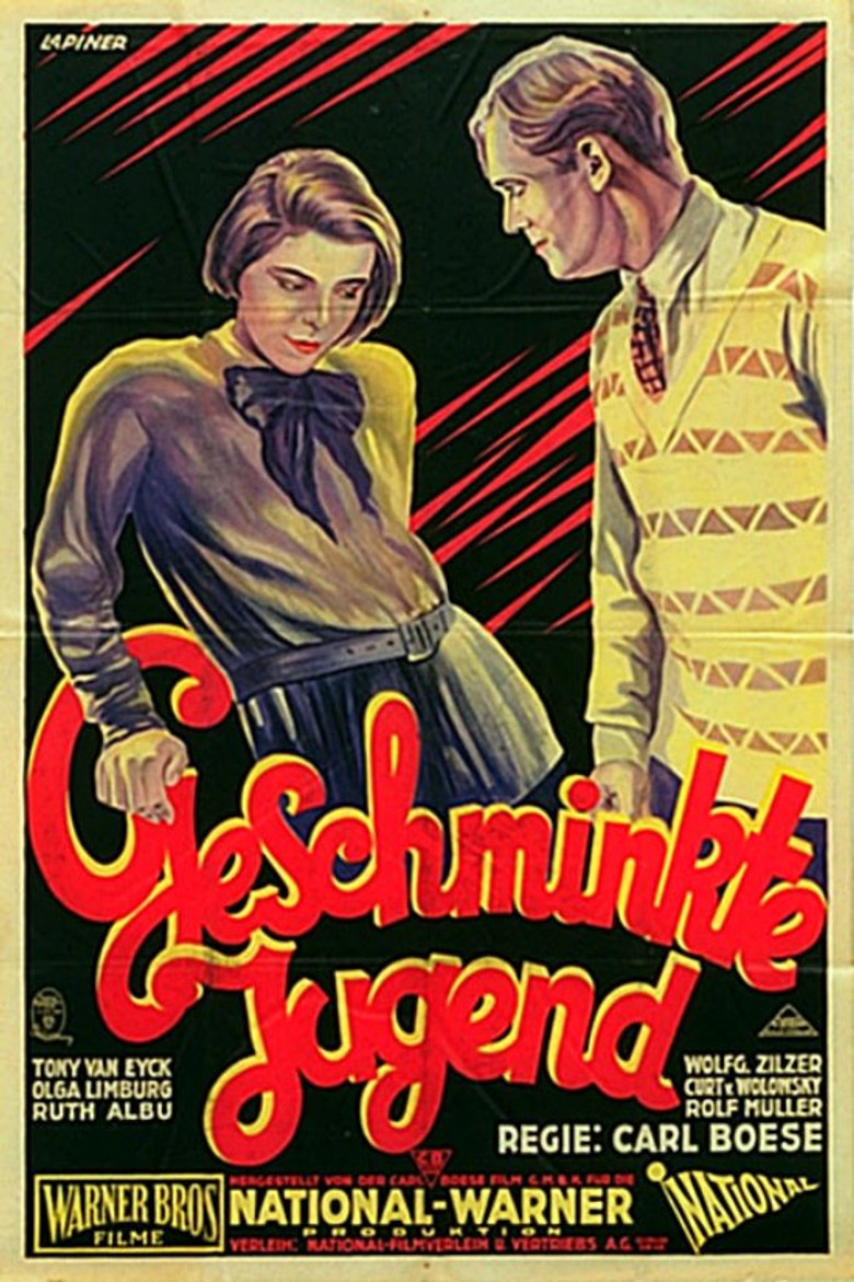 Geschminkte Jugend poster background