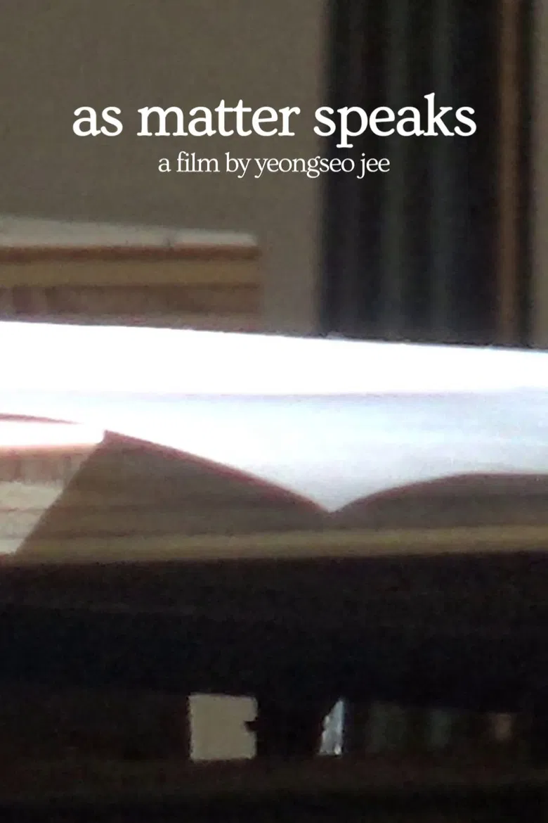 As Matter Speaks poster background