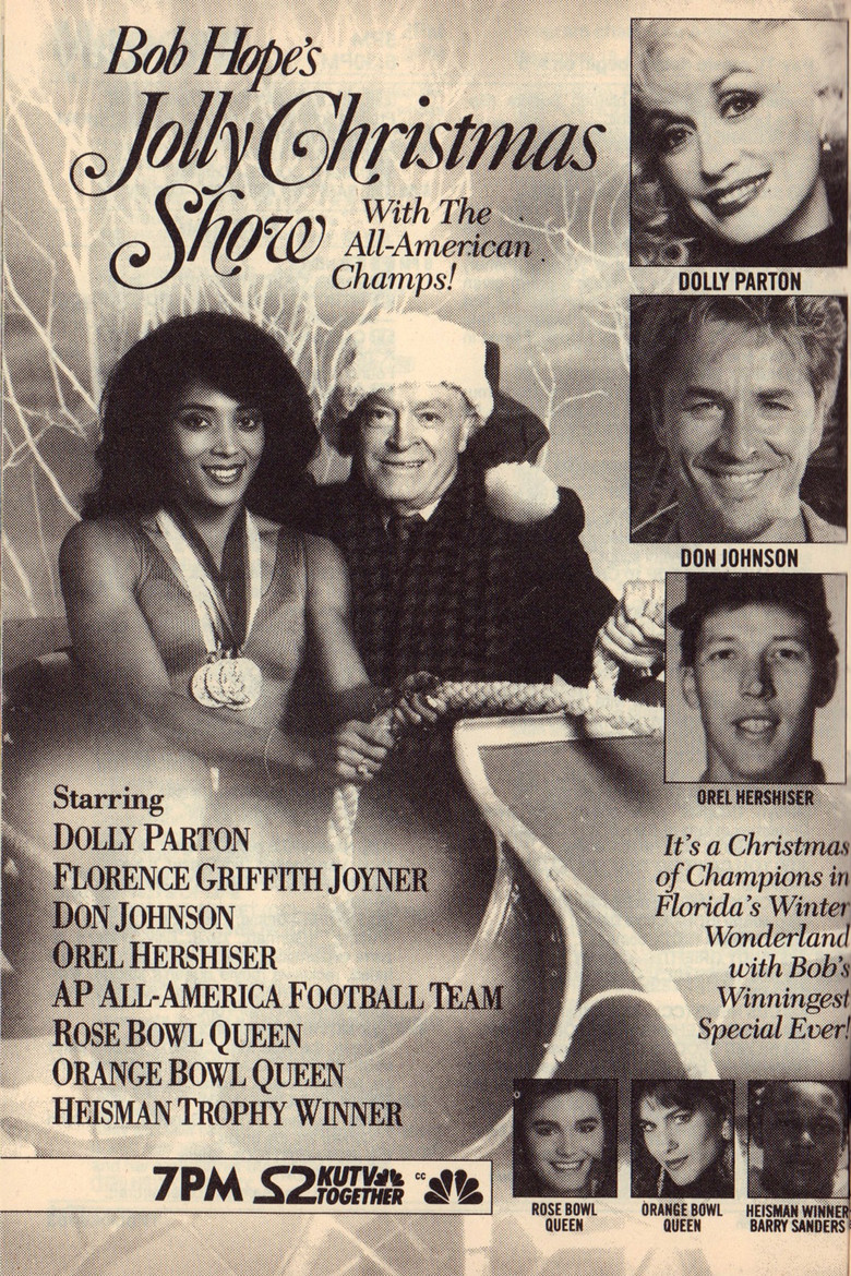 Bob Hope's Jolly Christmas Show poster background