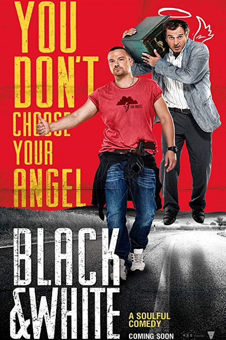 B/W poster background