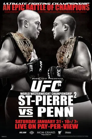 UFC 94: St-Pierre vs. Penn 2 poster background