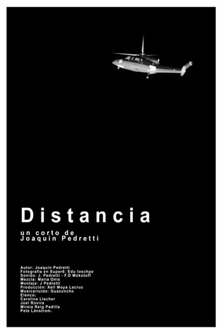 Distancia poster background