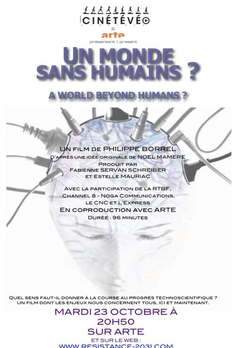 A World Beyond Humans? poster background