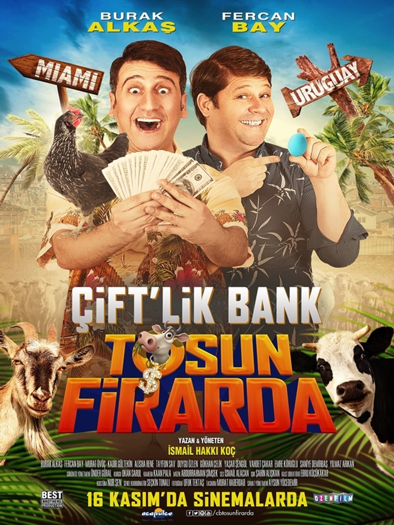Çift'lik Bank: Tosun Firarda poster background