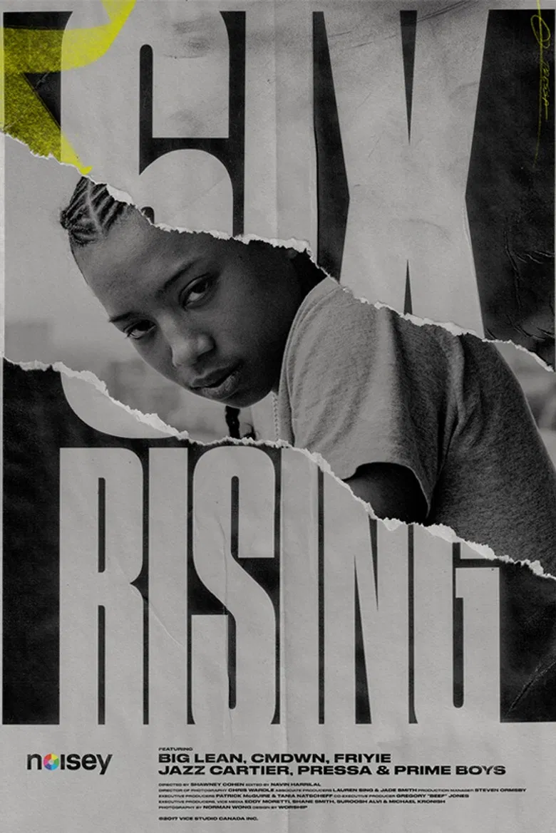 6ix Rising poster background