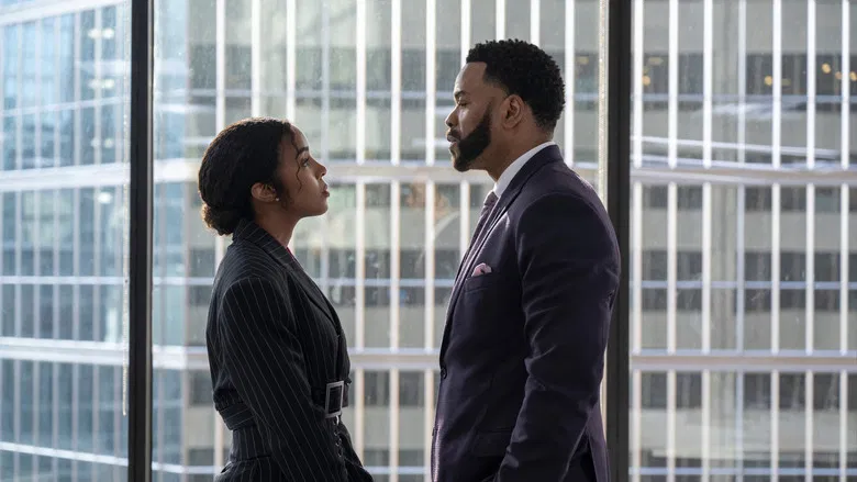 A romantic and emotional scene between the leads