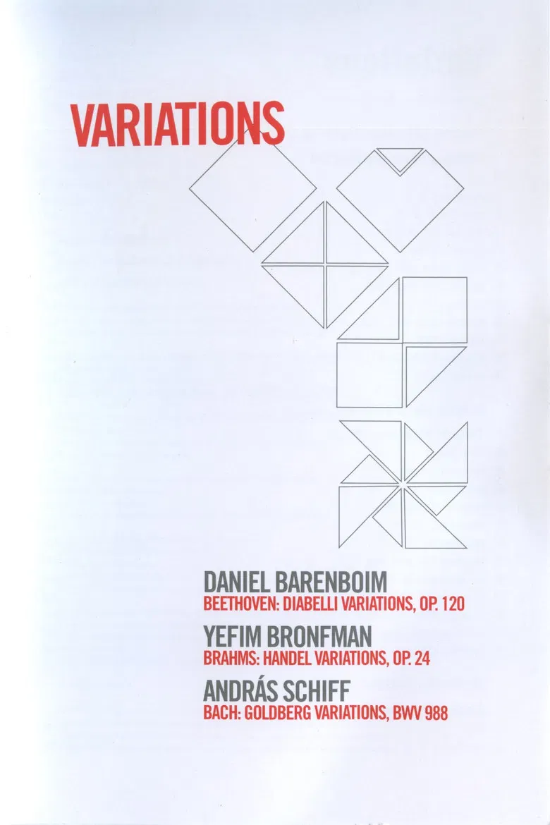 Variations - Daniel Barenboim/Yefim Bronfman/Andras Schiff poster background
