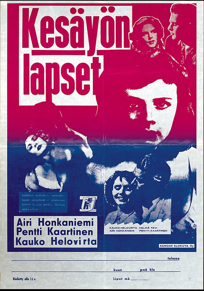Kesäyön lapset poster background