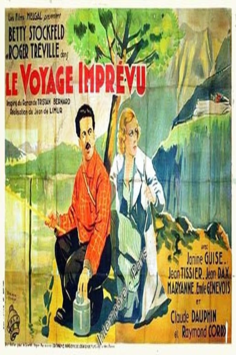 Le Voyage imprévu poster background