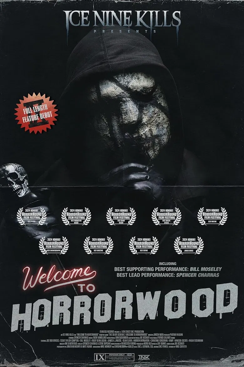 Ice Nine Kills Presents: Welcome to Horrorwood poster background