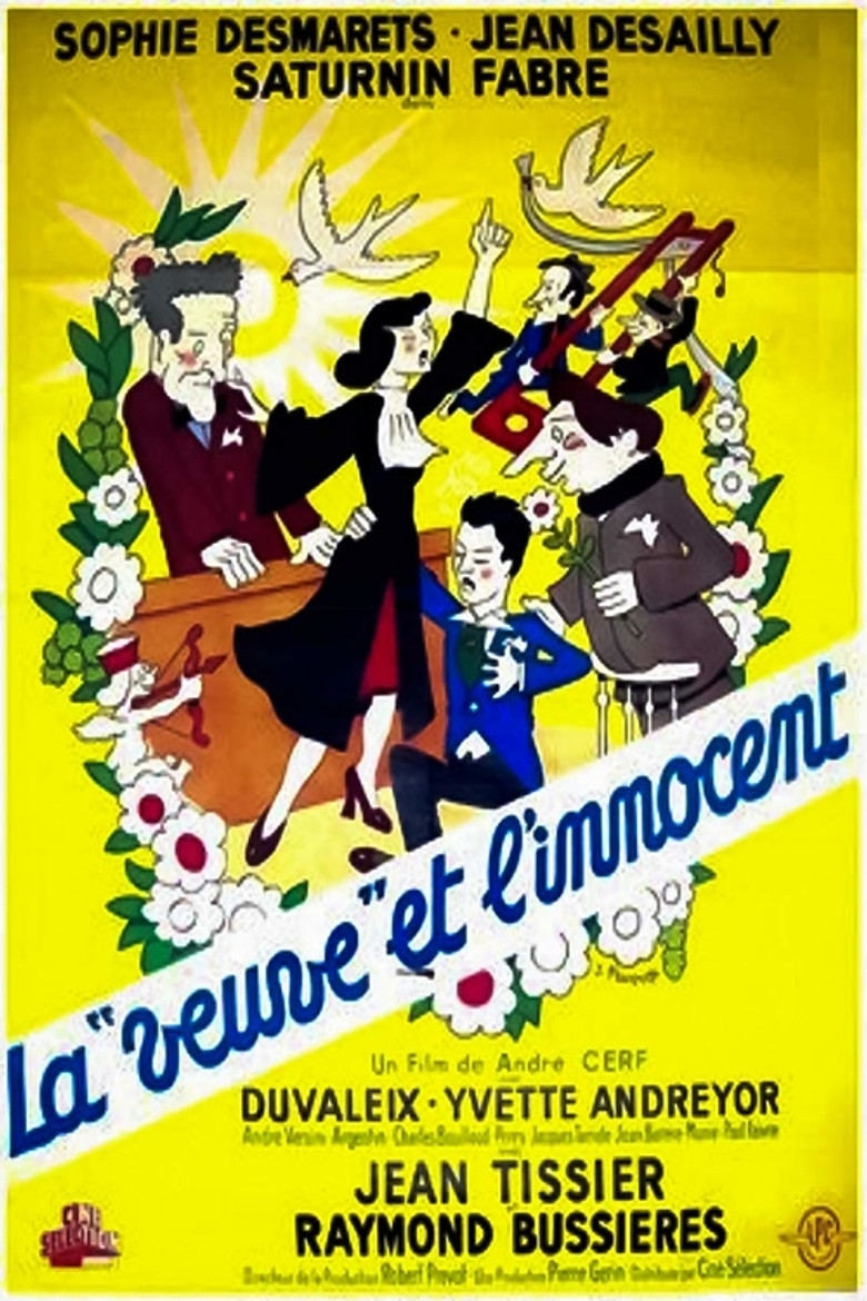 La Veuve et l'innocent poster background