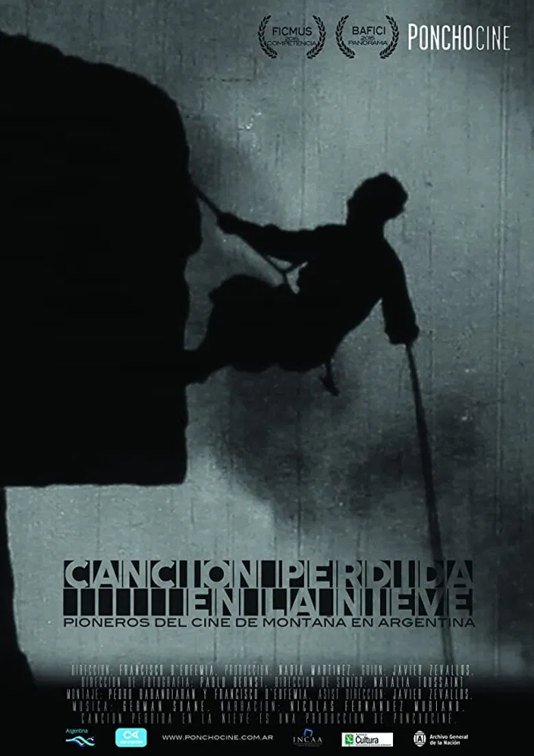 Canción perdida en la nieve poster background