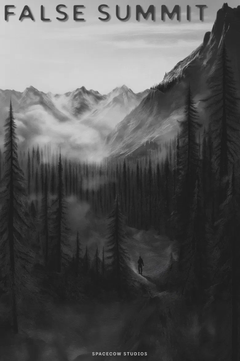 False Summit poster background