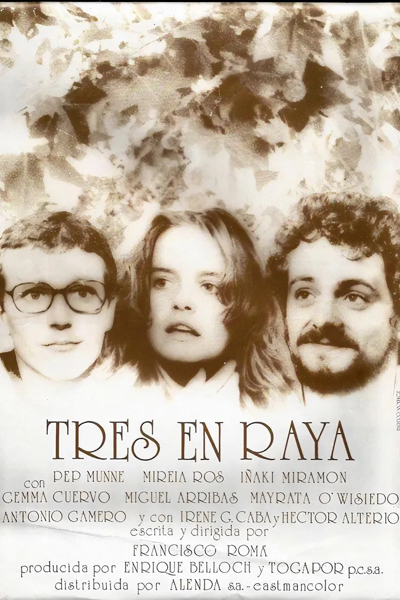Tres en raya poster background