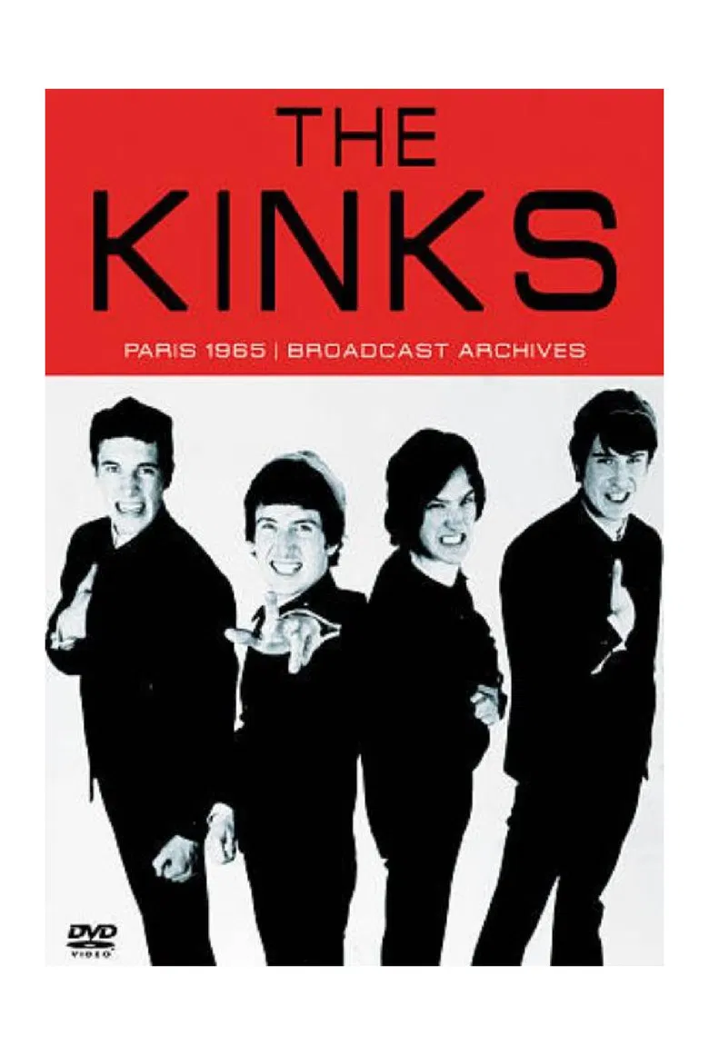 The Kinks: Paris 1965 poster background