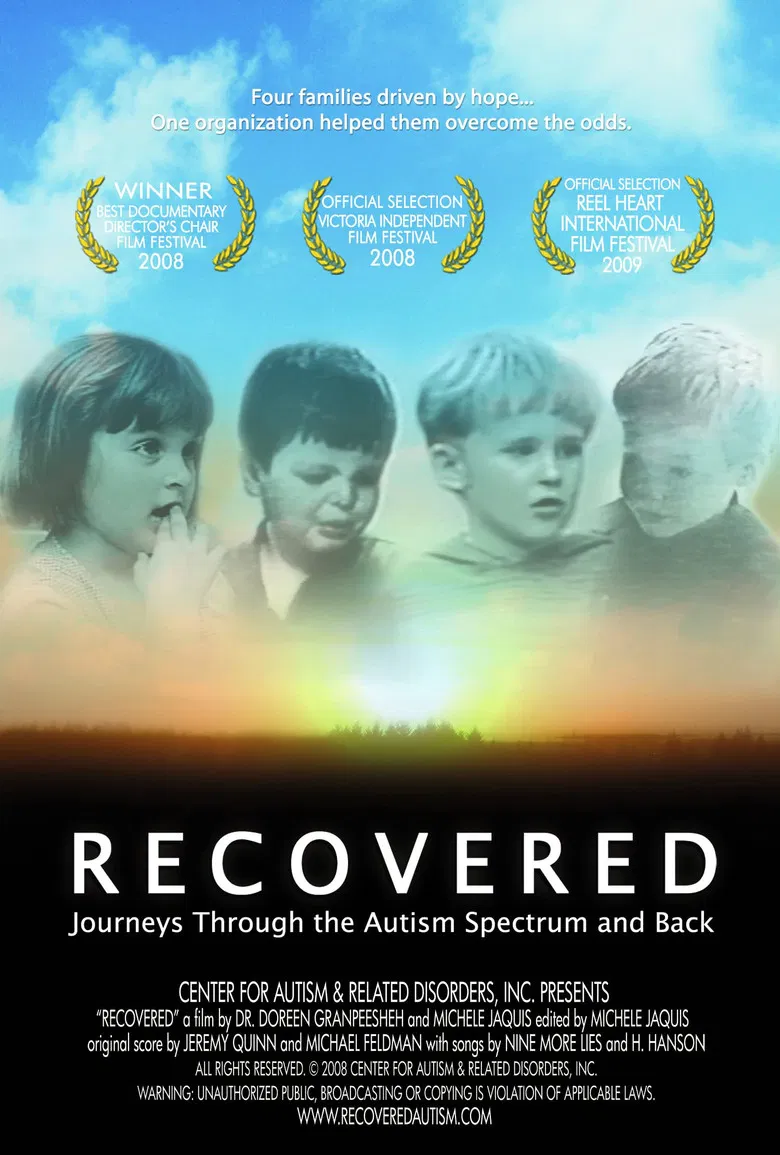 Recovered: Journeys Through the Autism Spectrum and Back poster background
