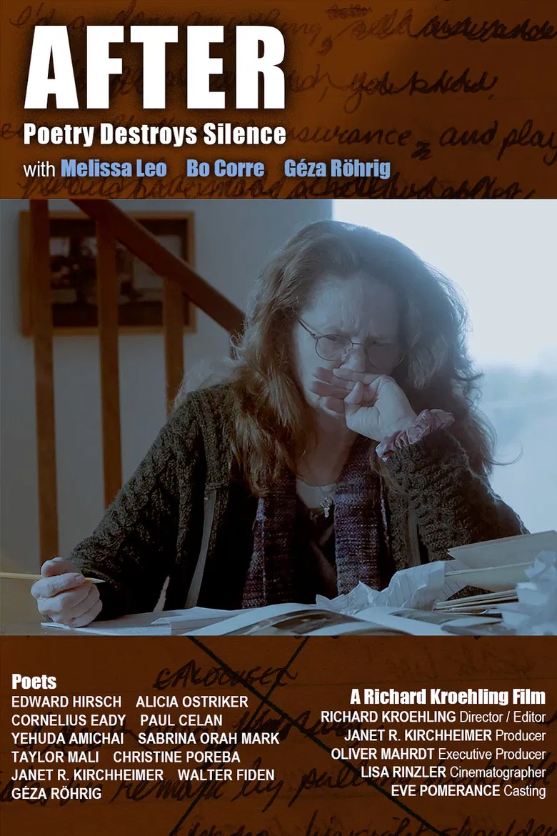 AFTER: Poetry Destroys Silence poster background