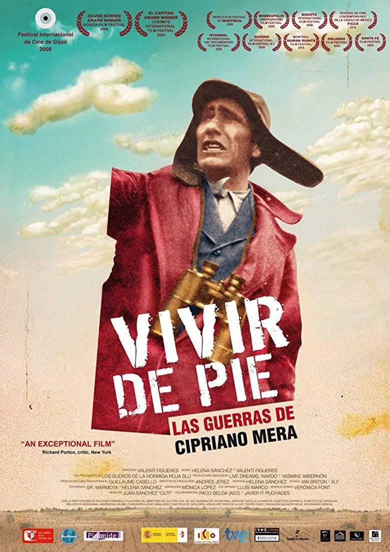 Vivir de pie. Las guerras de Cipriano Mera poster background