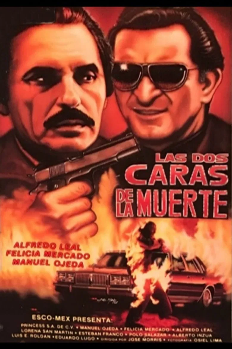 Las dos caras de la muerte poster background