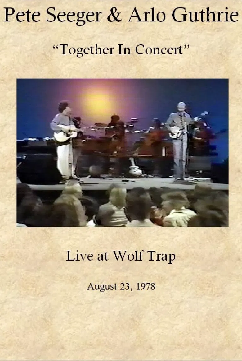 Pete Seeger & Arlo Guthrie: Together in Concert poster background