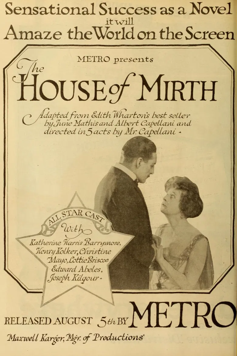 The House of Mirth poster background