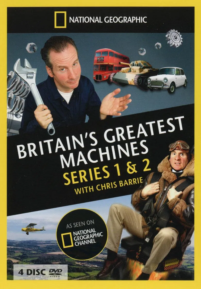 Britain's Greatest Machines With Chris Barrie poster background