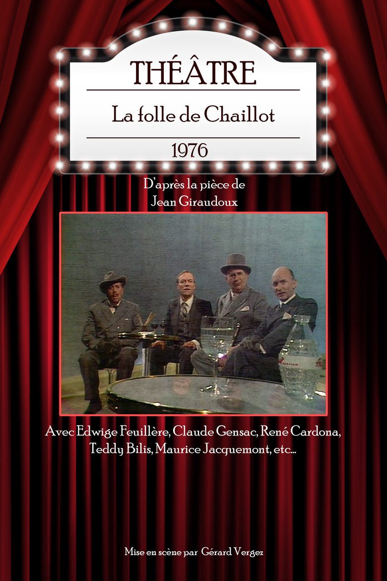 La Folle de Chaillot poster background