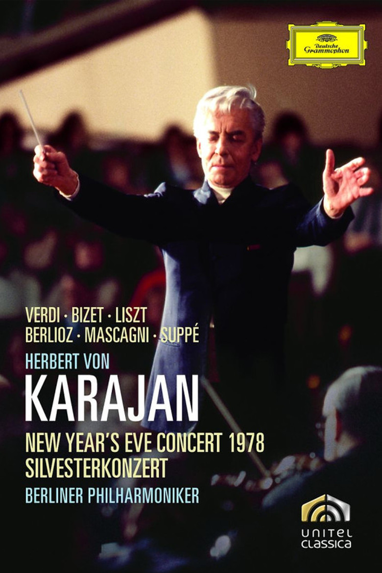 Karajan: New Year's Eve Concert poster background