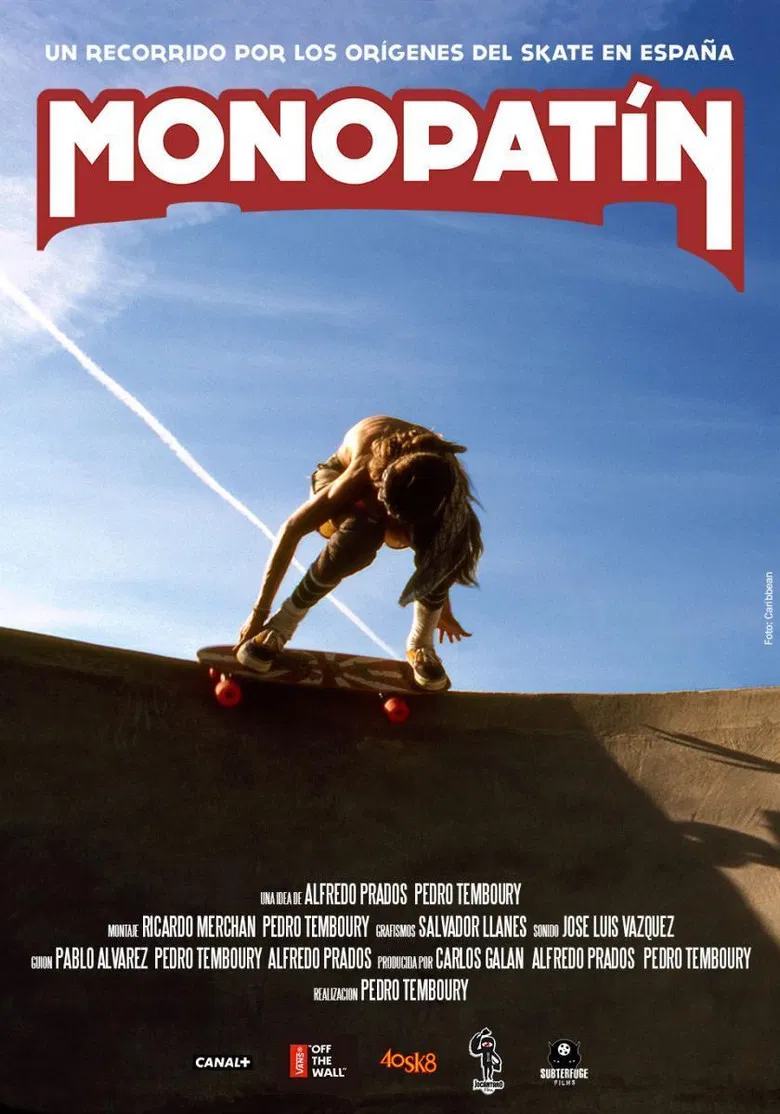 Monopatín poster background