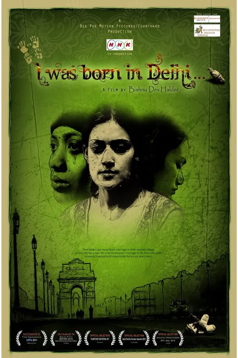 I Was Born in Delhi poster background
