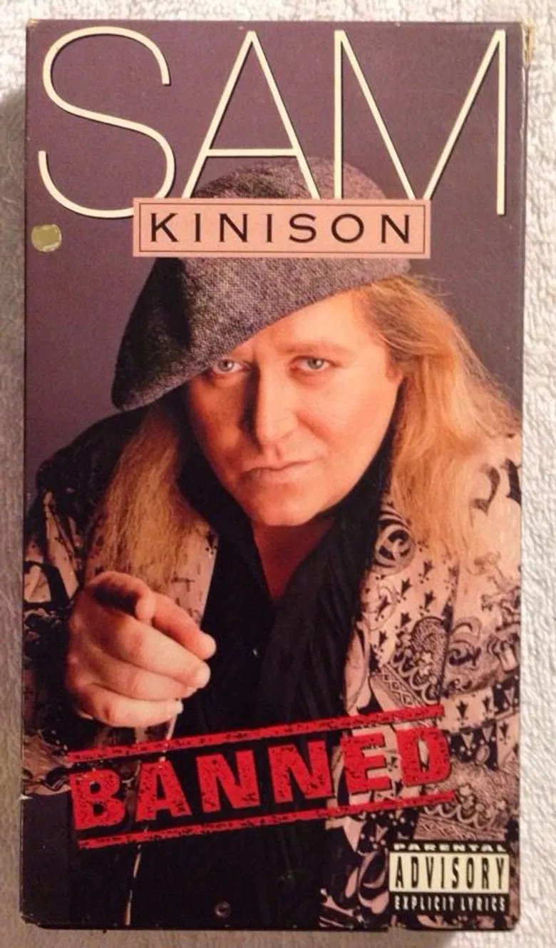 Sam Kinison: Banned poster background