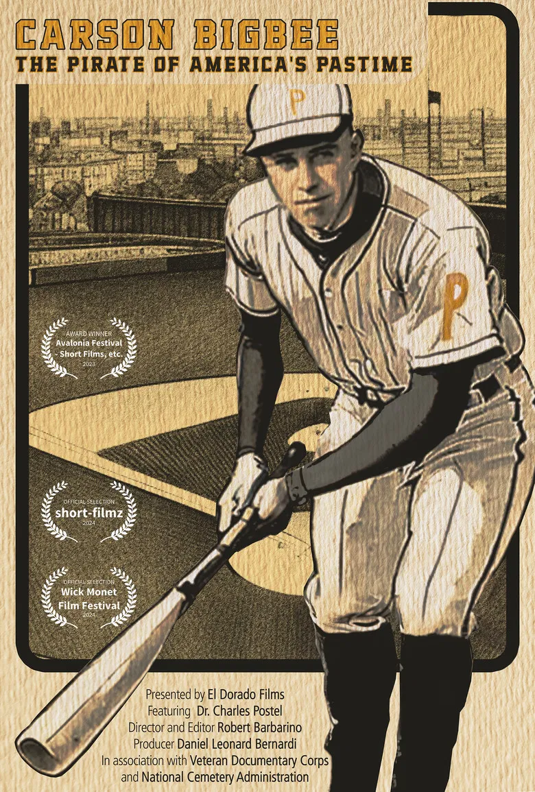 Carson Bigbee: The Pirate of America's Pastime poster background