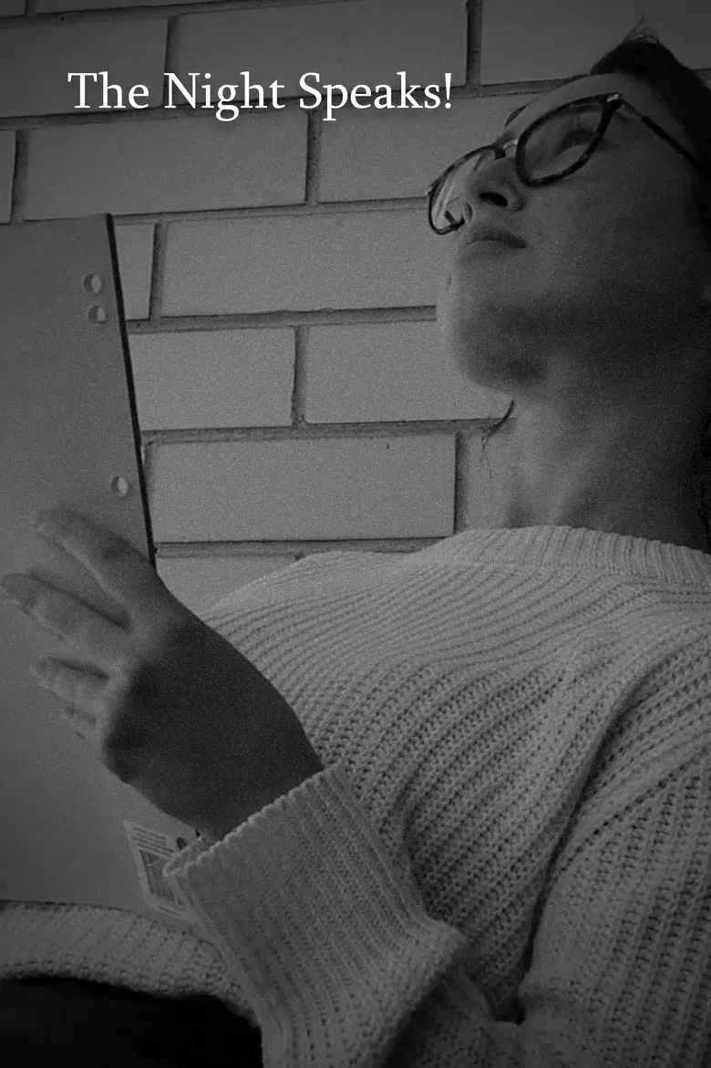 The Night Speaks! poster background