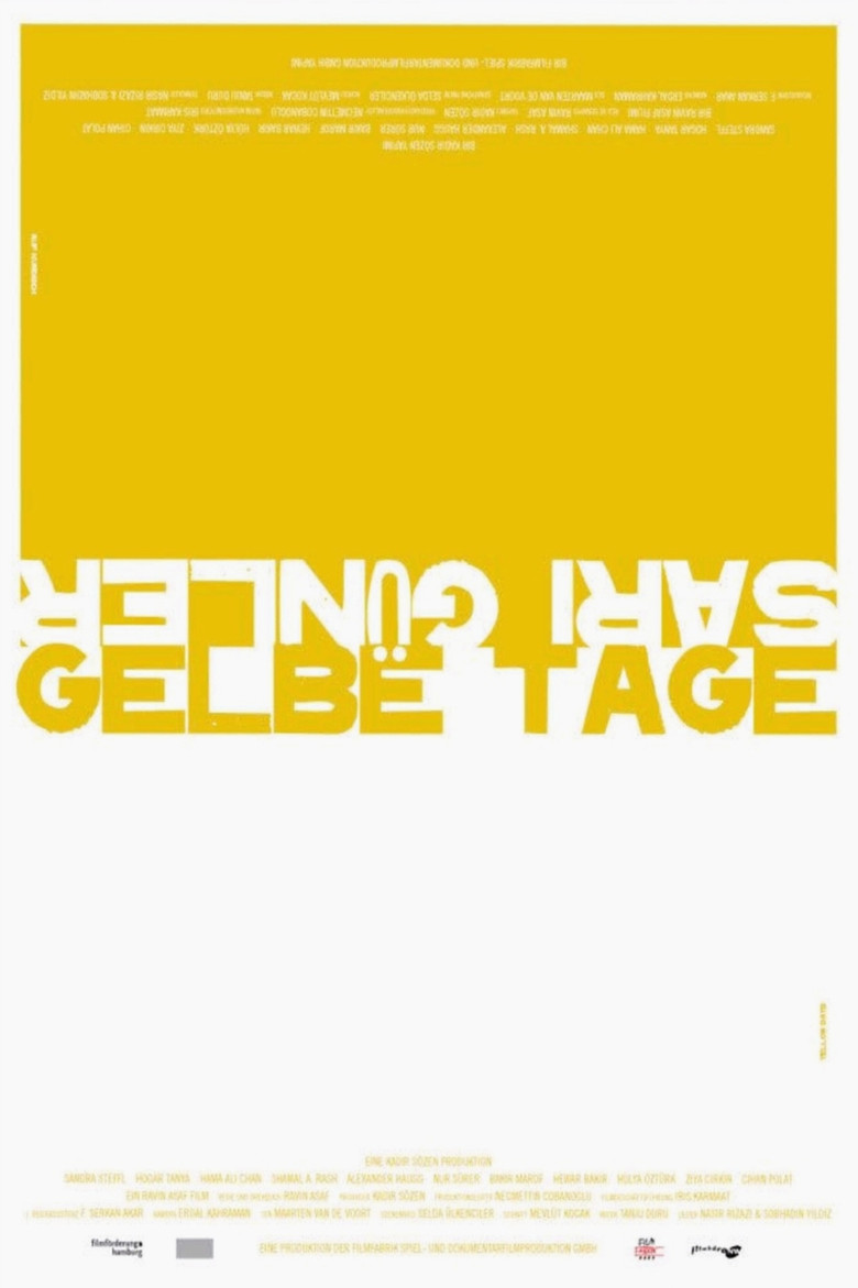 Gelbe Tage poster background